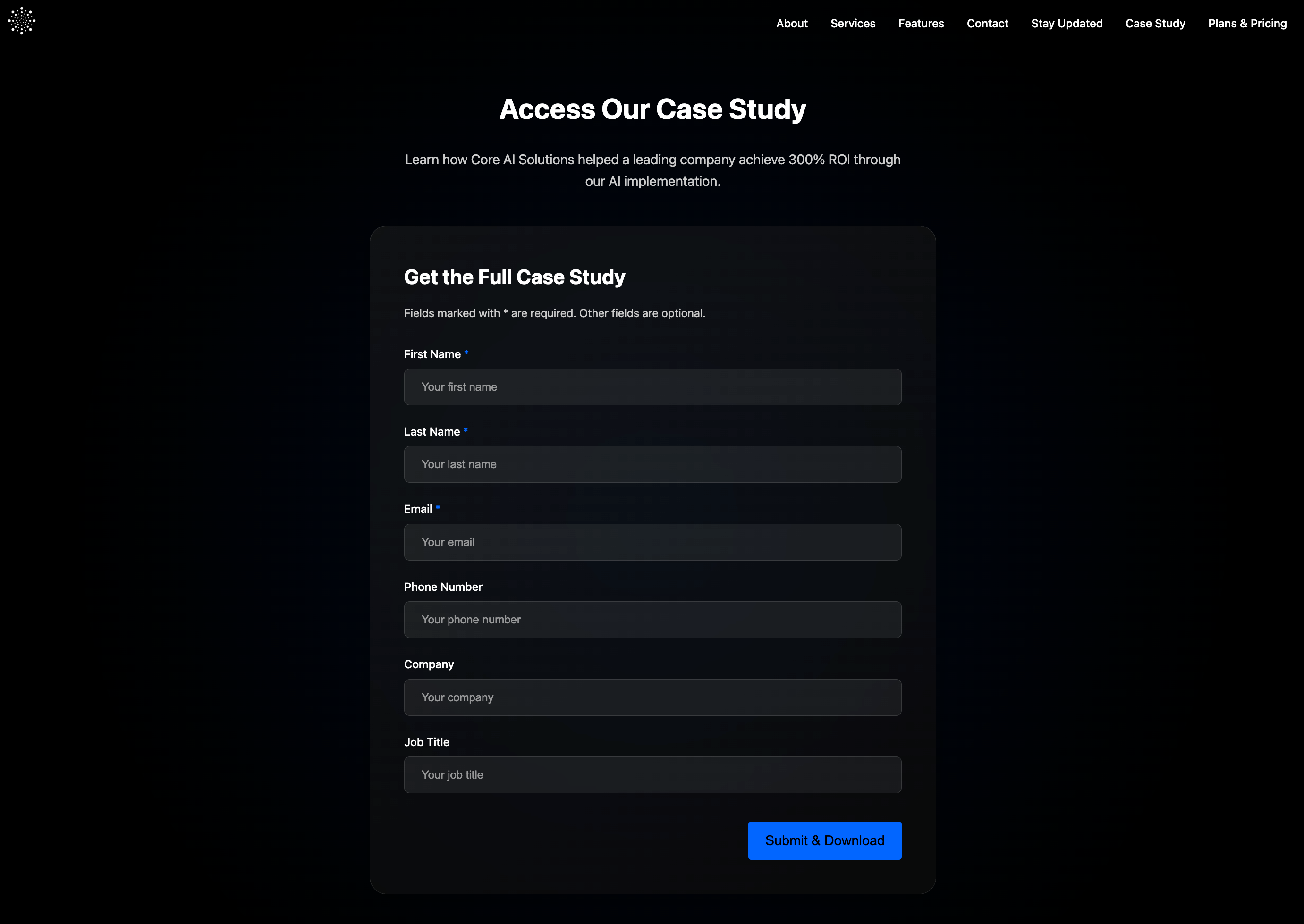 Case Study Form